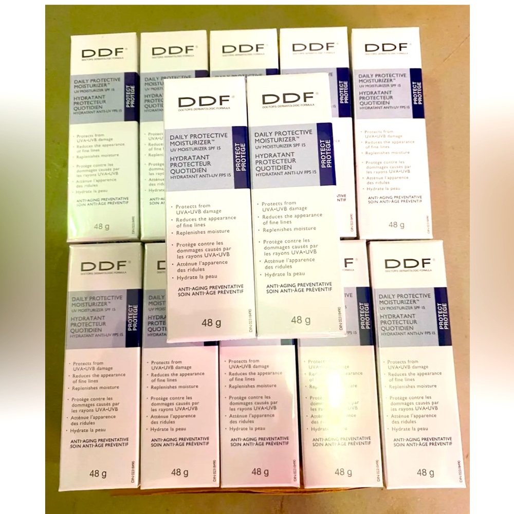 NEW (12) DDF Daily Protective Moisturizer - 1.7 fl oz / 48g - GREAT DEAL!